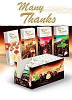 Шоколад Luzyckie Praliny Many Thanks с ореховой начинкой 115 г