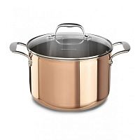 Кастрюля с крышкой 7.57 л медь KitchenAid KC2P80SCCP