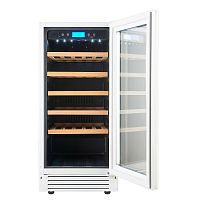 Винный шкаф CellarPrivate встраиваемый, однокамерный на 32 бутылки (CP032-1TWH) белый со скрытой руч