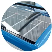 Морозильный ларь Italfrost CF200F красный (3 корзины)