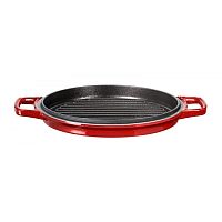 Кастрюля чугунная красная 3.8 л KitchenAid KCPI40CRER