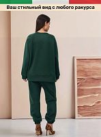 Костюм спортивный зеленый утепленный Rose&Mose RM101 оверсайз L (р 46-48)