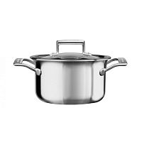 Кастрюля с крышкой 2.84 л 5 слоев KitchenAid KC2C30EHST