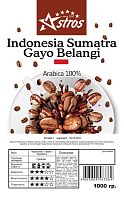 Кофе в зернах Astros Indonesia Sumatra Gayo Belangi 100% арабика 1 кг