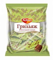 Конфеты Рот Фронт Грильяж в шоколаде 200 гр