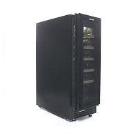 Винный шкаф CellarPrivate встраиваемый, однокамерный на 20 бутылок (CP020-1TBH) в черном цвете со ск