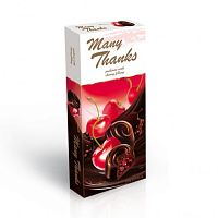 Шоколад Luzyckie Praliny Many Thanks с вишнёвой начинкой 125g
