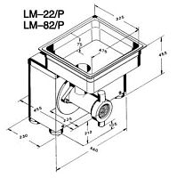 Электрическая мясорубка KT LM-82/P UNGER