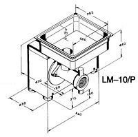 Электрическая мясорубка KT LM-10/P Enterprise