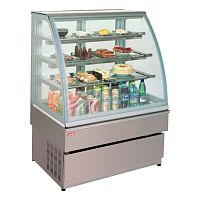 Кондитерская витрина UNIS Georgia III 100 double glass inox