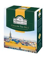Черный плантационный чай Ahmad Tea English Tea No.1 с легким ароматом бергамота 100 пак.*2гр.