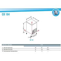 Льдогенератор Brema CB 184 W (водяное охлаждение)