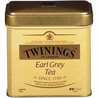 Чай TWININGS Эрл Грей в жестяных банках 100 гр.