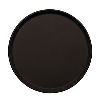 Поднос круглый Kitchen Muse JW-1400P 355 мм прорезиненный 