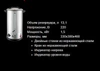 Электрокипятильник Airhot WBD-15 с двойными стенками