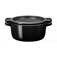 Кастрюля чугунная черная 5.7 л KitchenAid KCPI60CROB