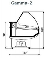 Холодильная витрина CRYSPI Gamma-2 1800
