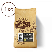 Кофе в зернах LOBODIS LANGANI Ethiopie натуральный жареный 1 кг