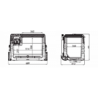 Автомобильный холодильник Alpicool NX42
