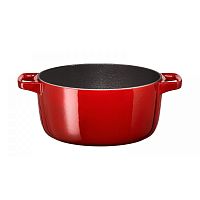 Кастрюля чугунная красная 5.7 л KitchenAid KCPI60CRER